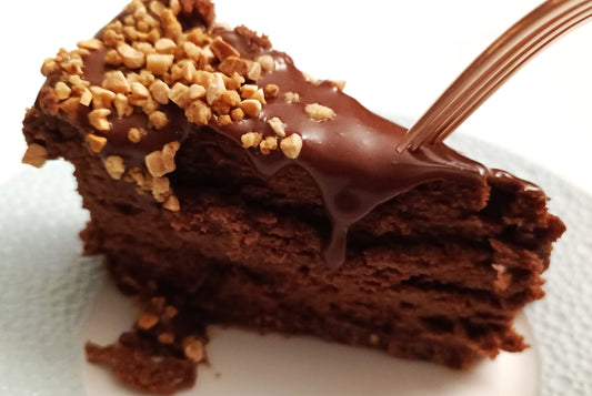 Tarta de chocolate trufado